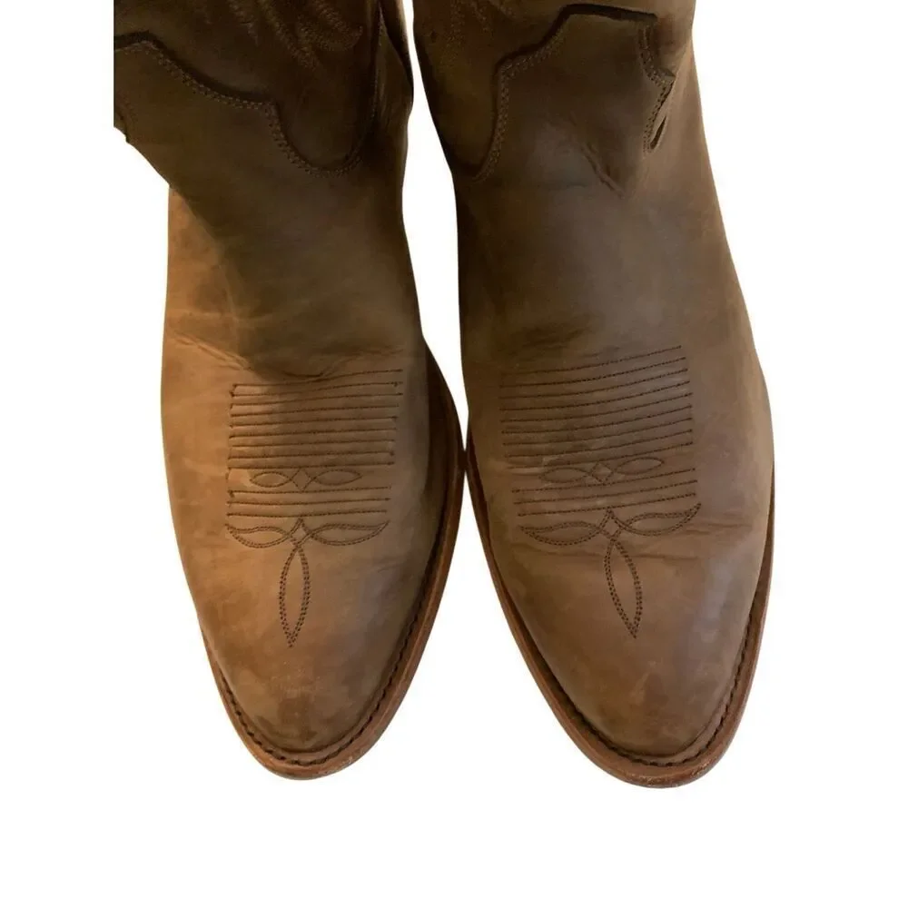 Tony Lama Cowboy boots western leather men's size 14 EEE
